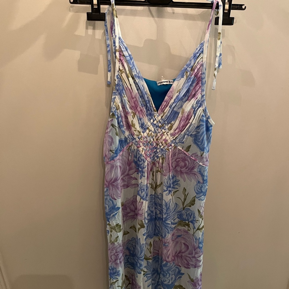 Cute floral midi summer dress